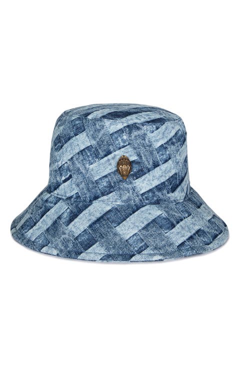 Woven Denim Bucket Hat