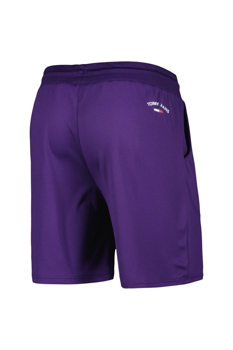 Men's Tommy Jeans Purple Phoenix Suns Mike Mesh Basketball Shorts, Alternate, color, Purple