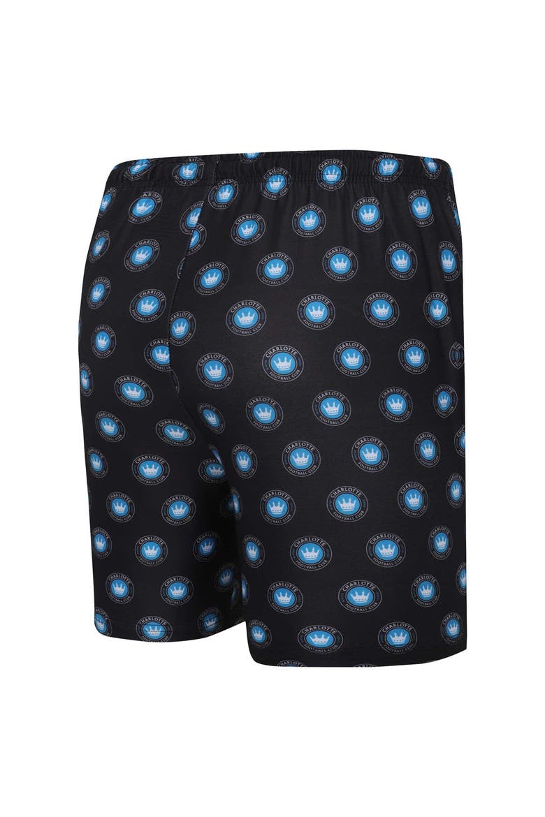 Men's Concepts Sport Black Charlotte FC Gauge Two-Pack Shorts Set, Alternate, color, Black