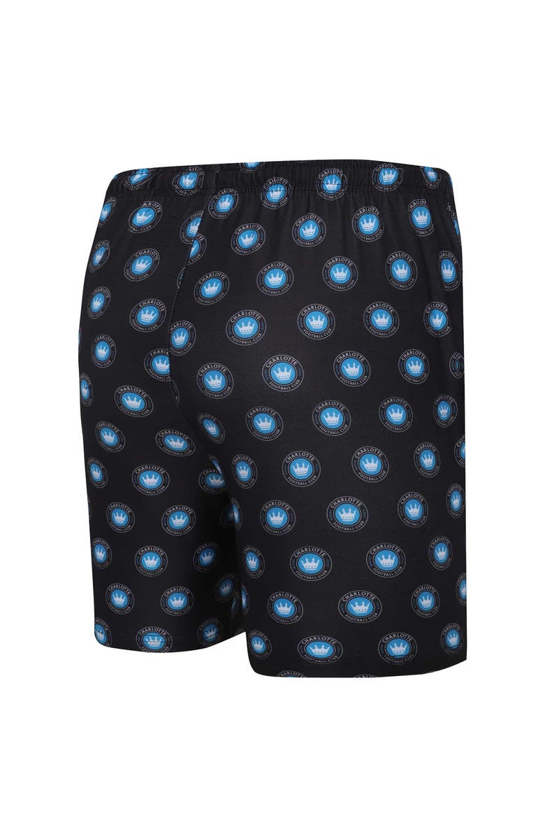 CONCEPTS SPORT Men's Concepts Sport Black Charlotte FC Gauge Two-Pack Shorts Set, Alternate, color, Black