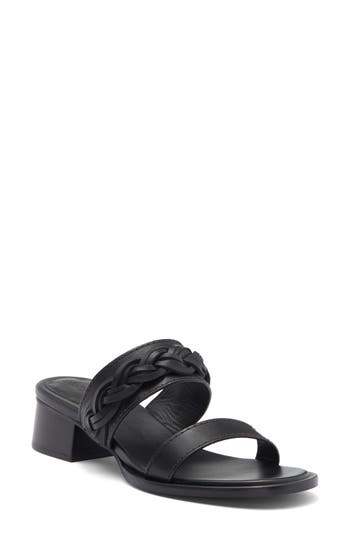 See By Chloé Braided Slide Sandal In Nero 999 Nero