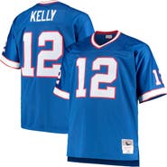 Mitchell & Ness Men's Mitchell & Ness Jim Kelly Royal Buffalo Bills Big & Tall 1990 Retired Player Replica Jersey