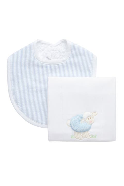 Playful Pals Basic Bib & Burp Boxed Set