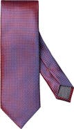 Eton Geometric Jacquard Silk Tie
