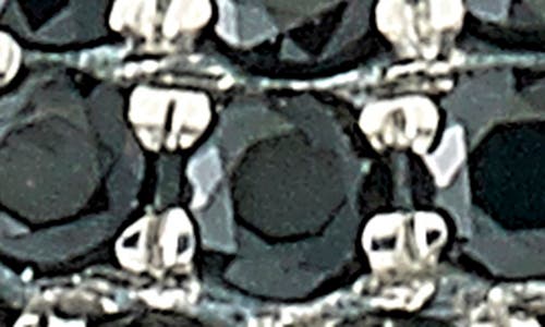 Samuel B. Semiprecious Stone Two-tone Engraved Circle Pendant In Black