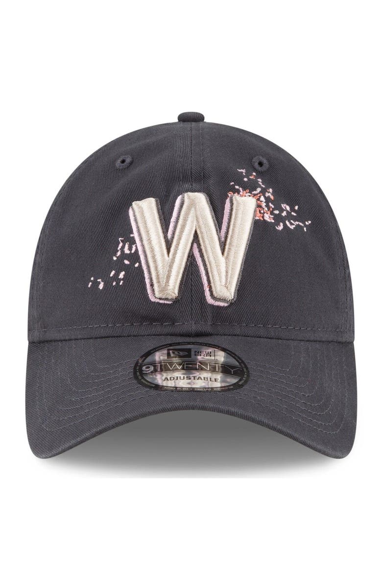 Men's New Era Graphite Washington Nationals 2022 City Connect 9TWENTY Adjustable Hat, Alternate, color, Graphite