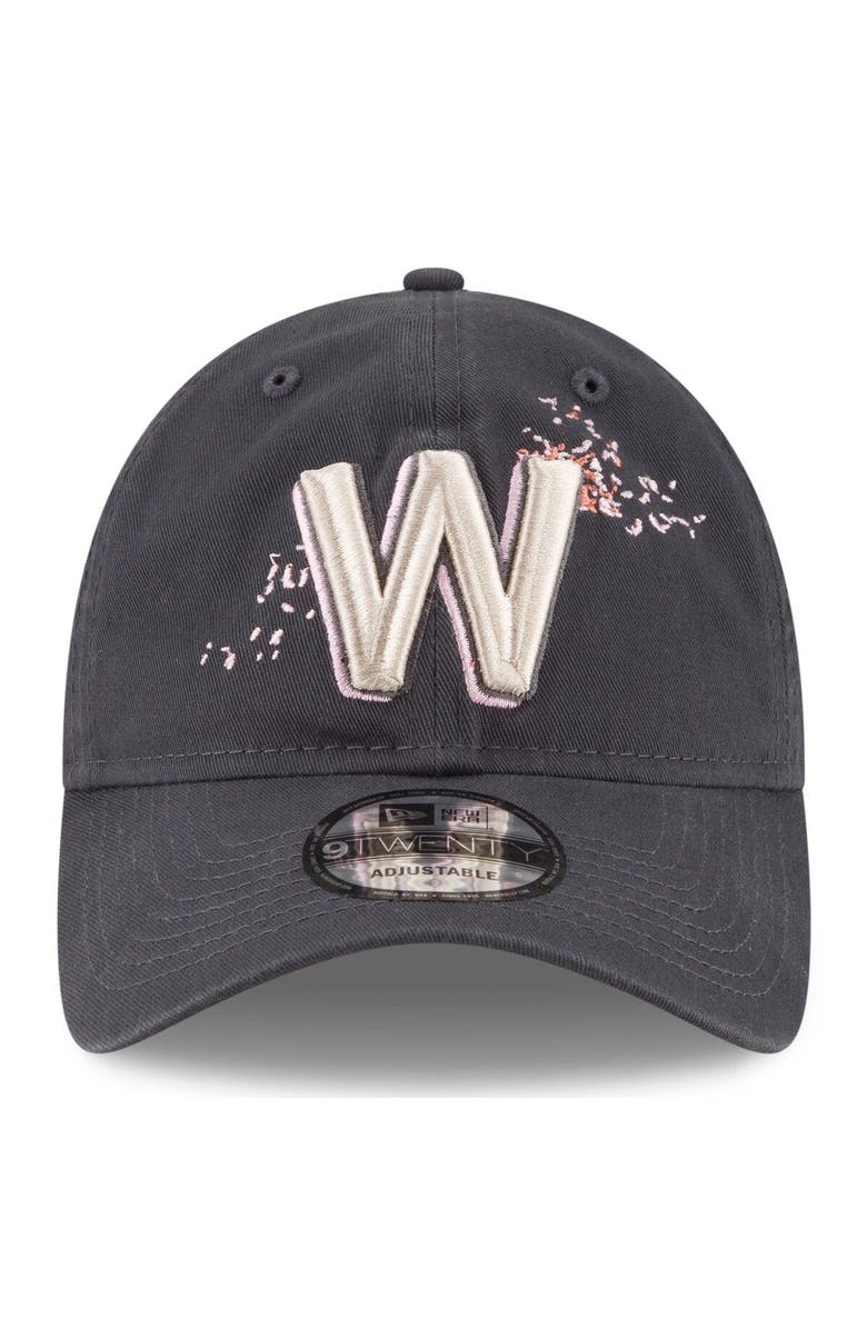 New Era Men's New Era Graphite Washington Nationals 2022 City Connect 9TWENTY Adjustable Hat, Alternate, color, 