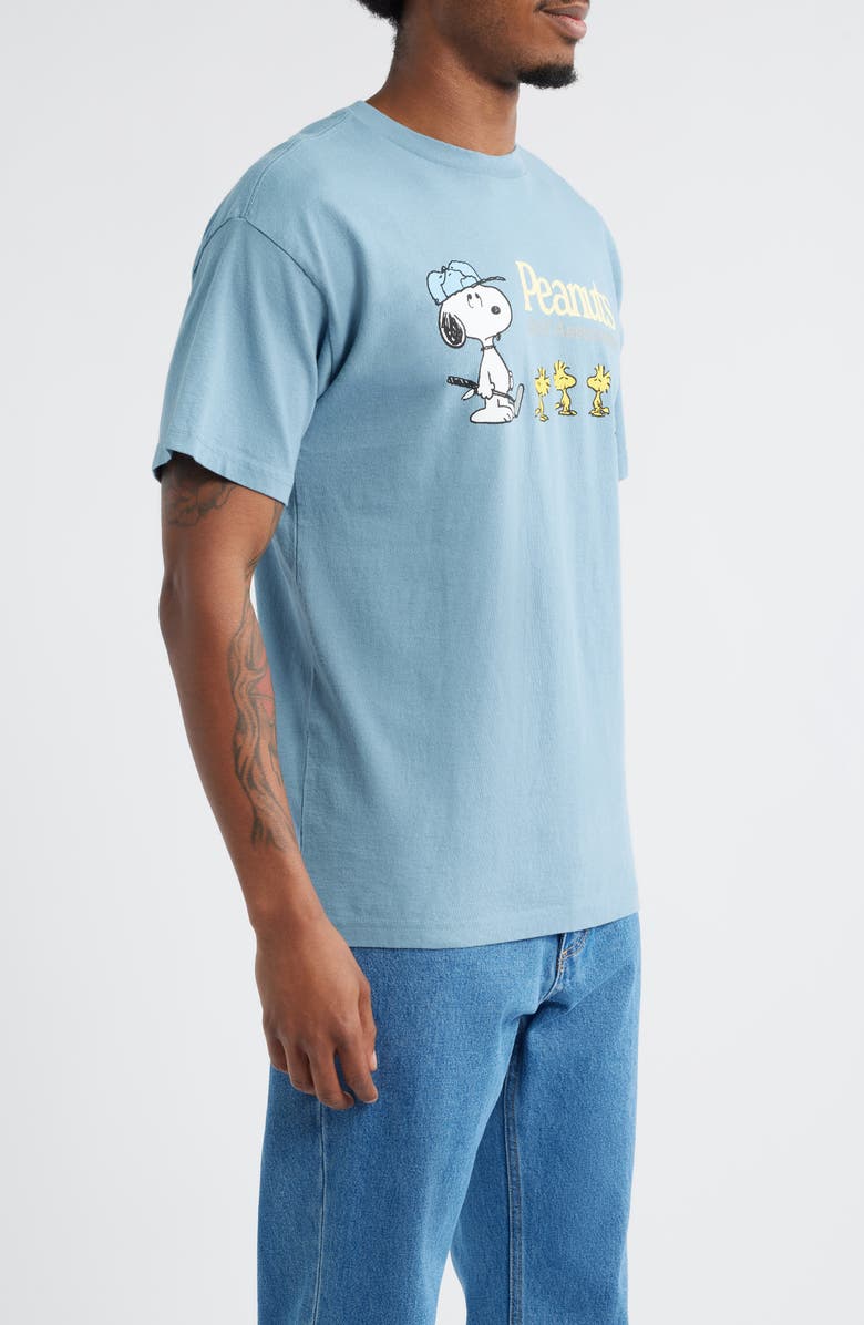 The Forecast Agency Peanuts Golf Association Graphic T-Shirt, Alternate, color, Grey Blue