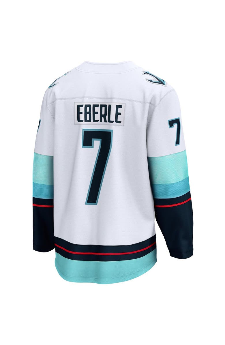 FANATICS Men's Fanatics Branded Jordan Eberle White Seattle Kraken Away Premier Breakaway Player Jersey, Alternate, color, 