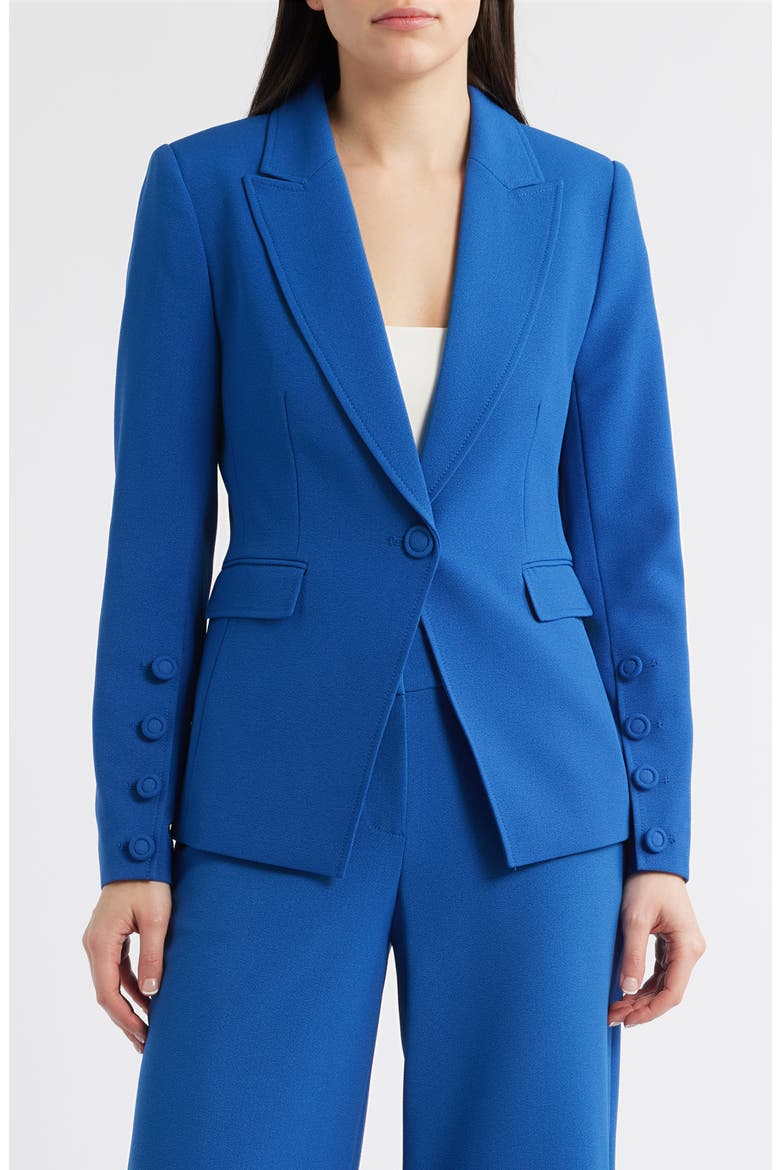 One-Button Blazer, Main, color, RIVERSIDE BLUE