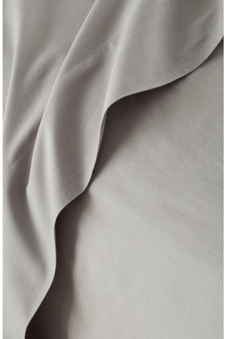 Organic Cotton Percale Sheet Set, Alternate, color, GREY GRIFFIN