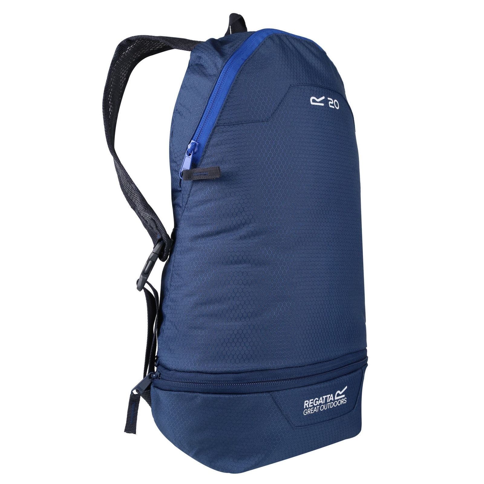Packaway Hippack Backpack, Alternate, color, Dark Denim and Nautical Blue