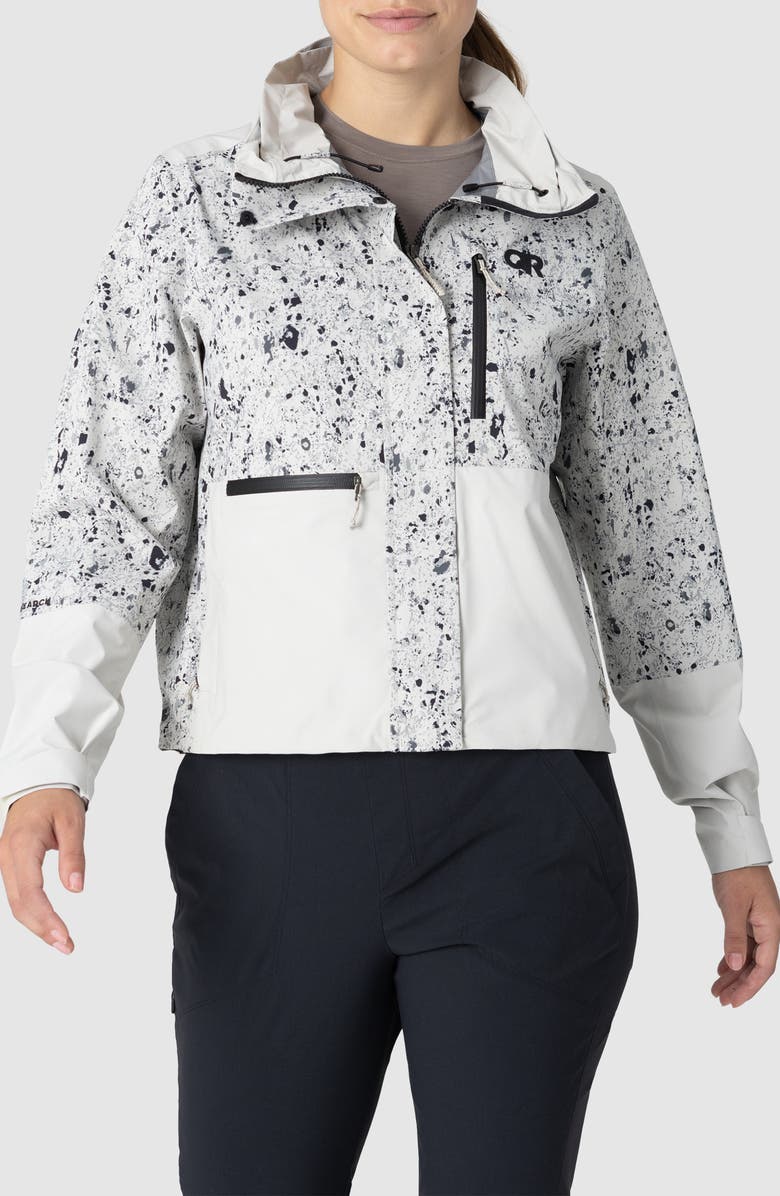 Outdoor Research Stratoburst Stretch SE Jacket, Main, color, Oyster Creekside Print/ Oyster
