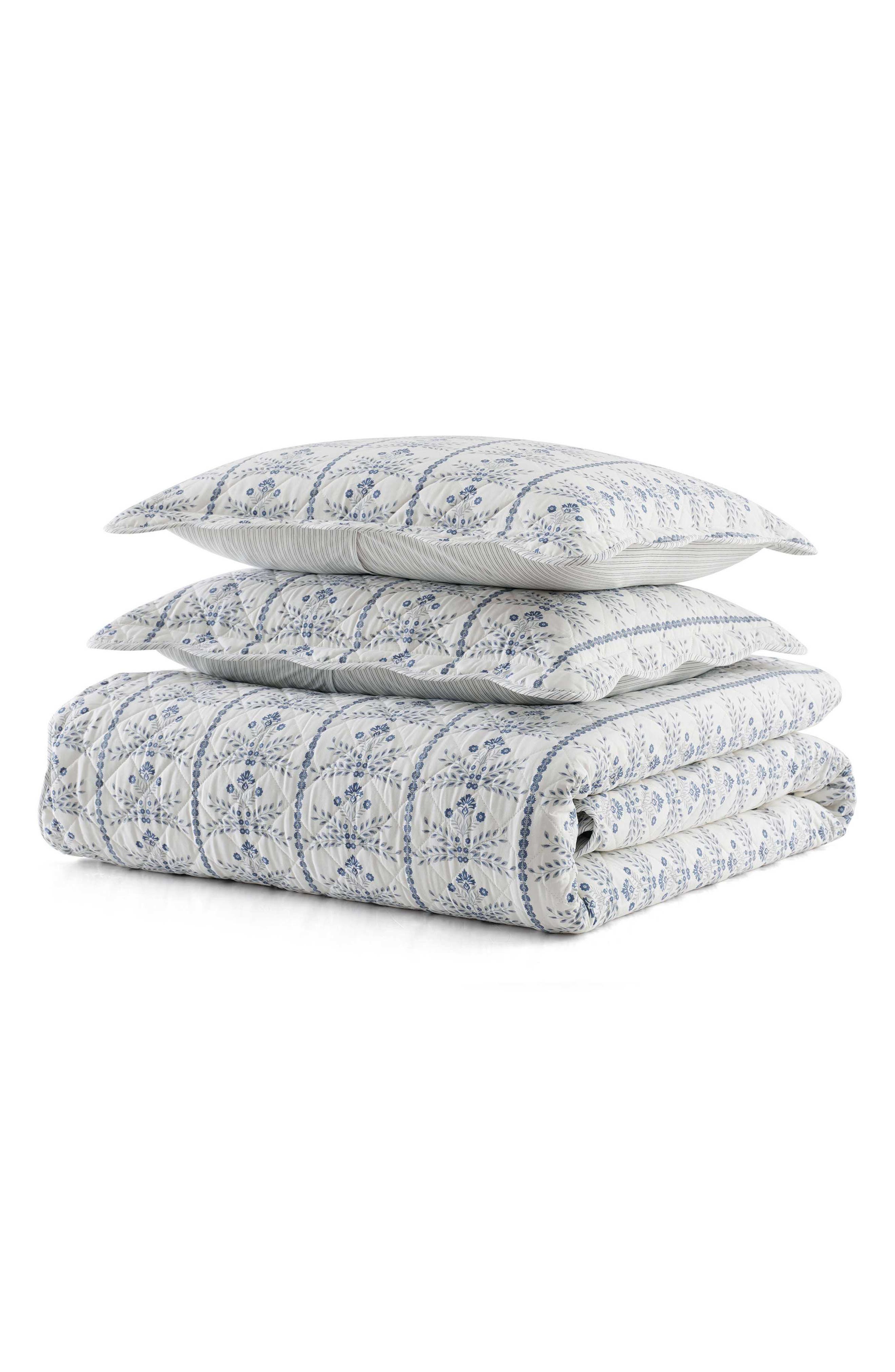 Willa Floral Stripe Quilt