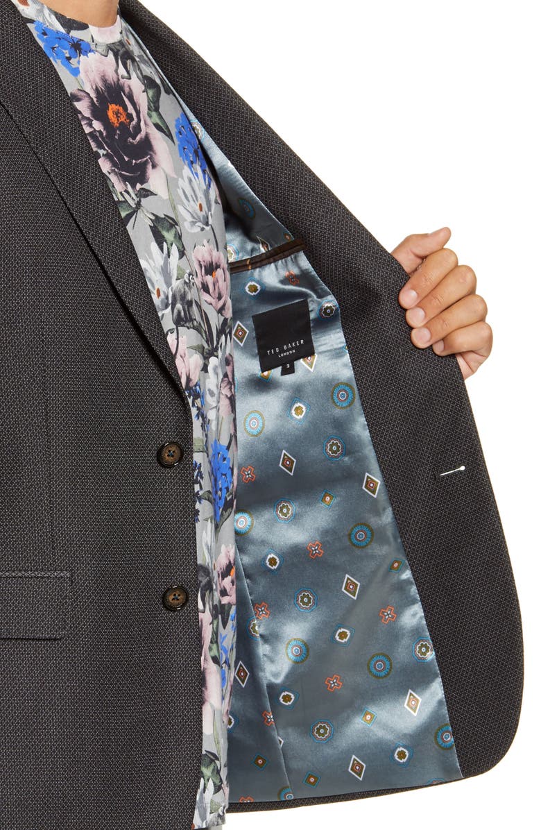Ted Baker London Slim Fit Diamond Weave Sport Coat, Alternate, color,