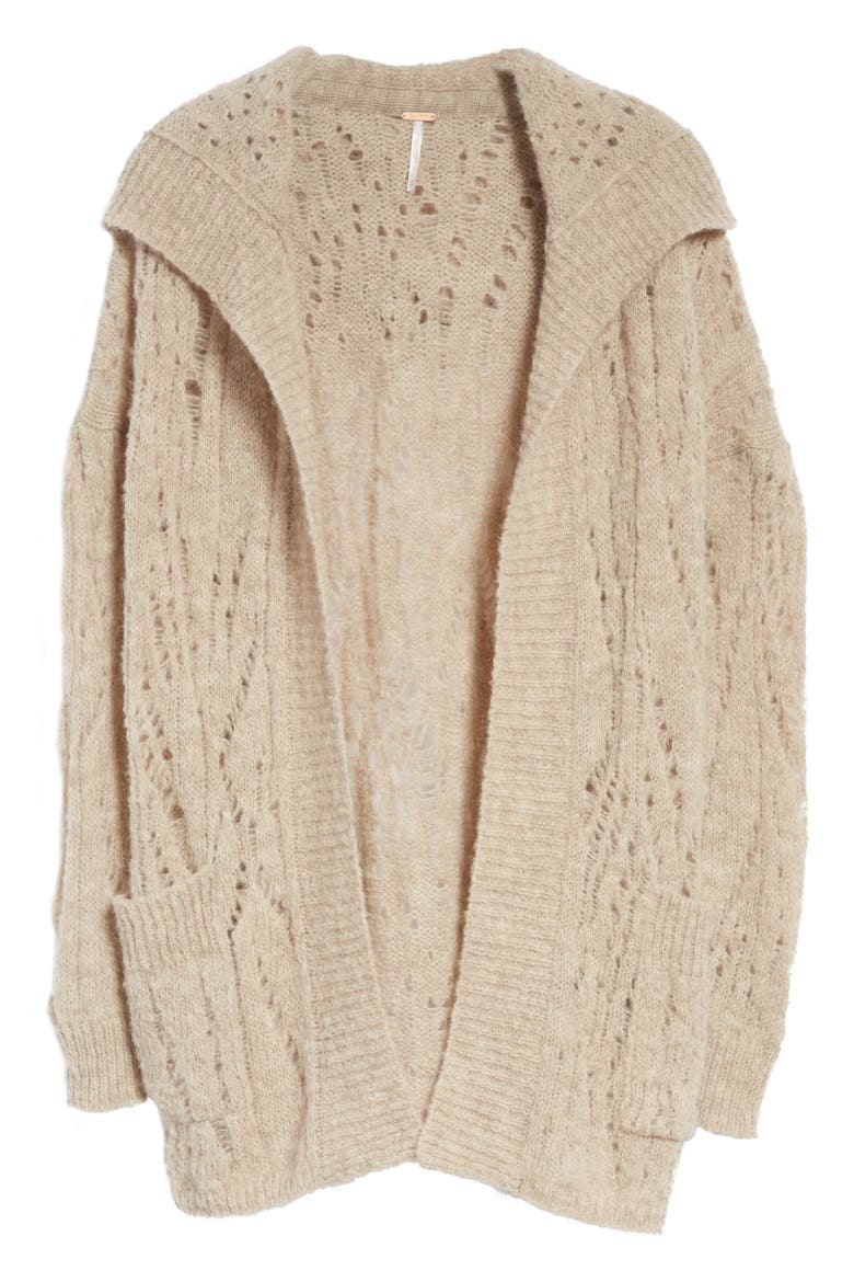 Lemon Drop Hooded Cardigan, Alternate, color, IVORY