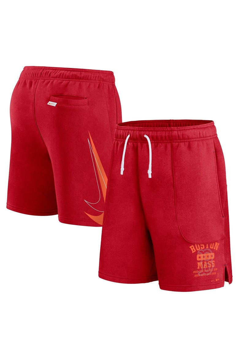 Men's Nike Red Boston Red Sox Statement Ball Game Shorts, Main, color, Red