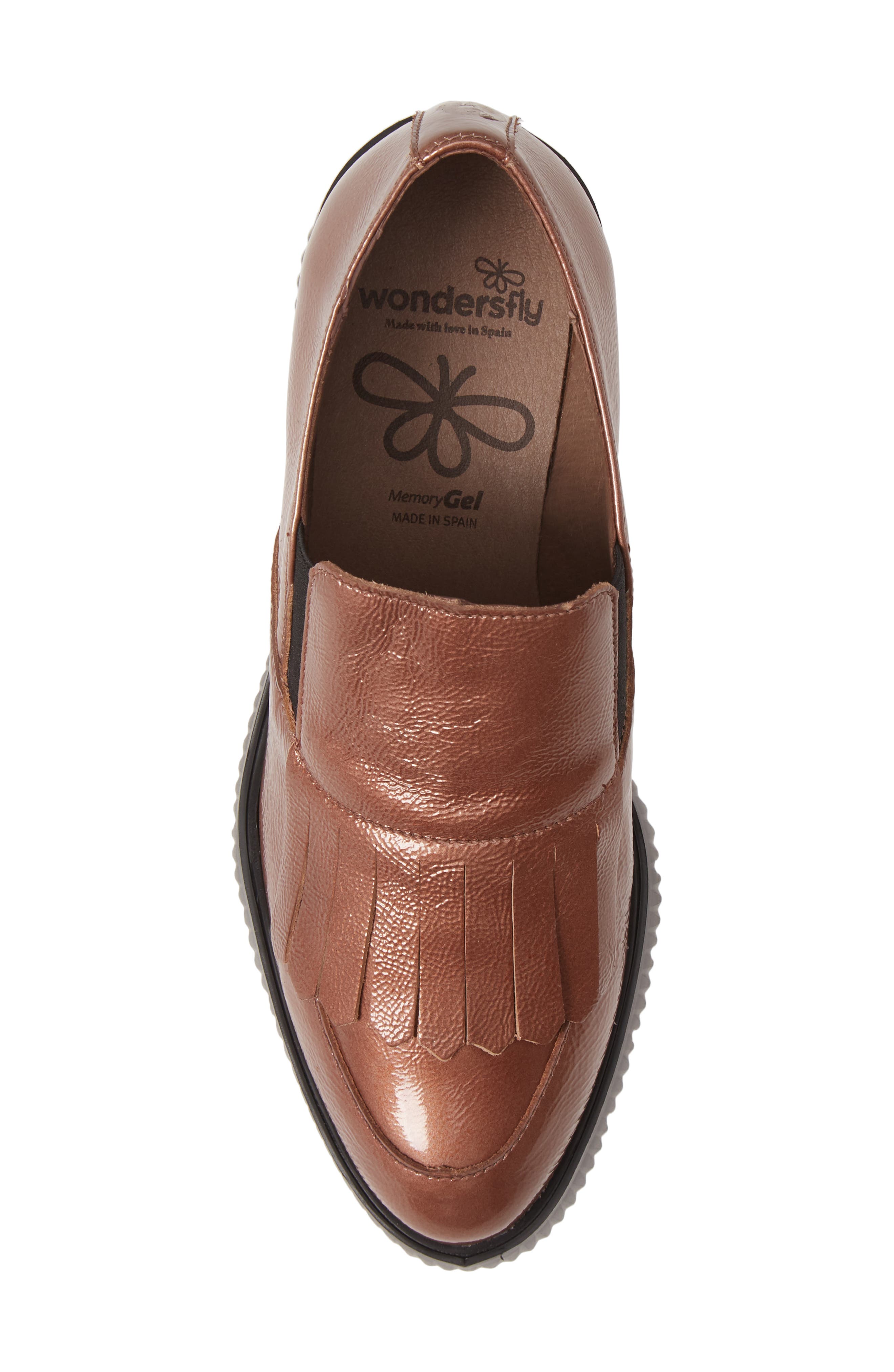 C-6203 Wedge Loafer, Alternate, color, LACK BLUSH LEATHER