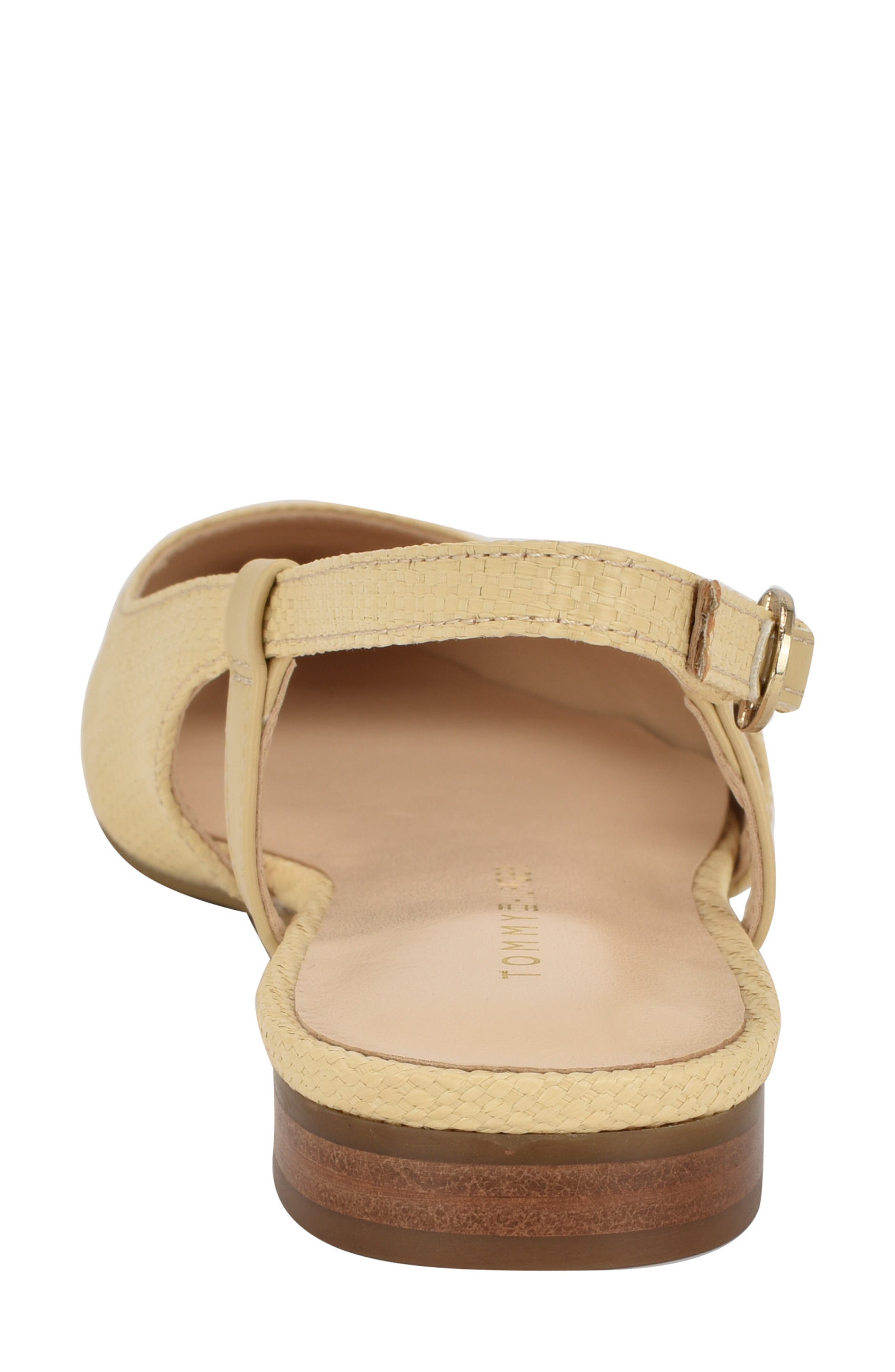 Vamina Slingback Pointed Toe Flat, Alternate, color, LIGHT NATURAL