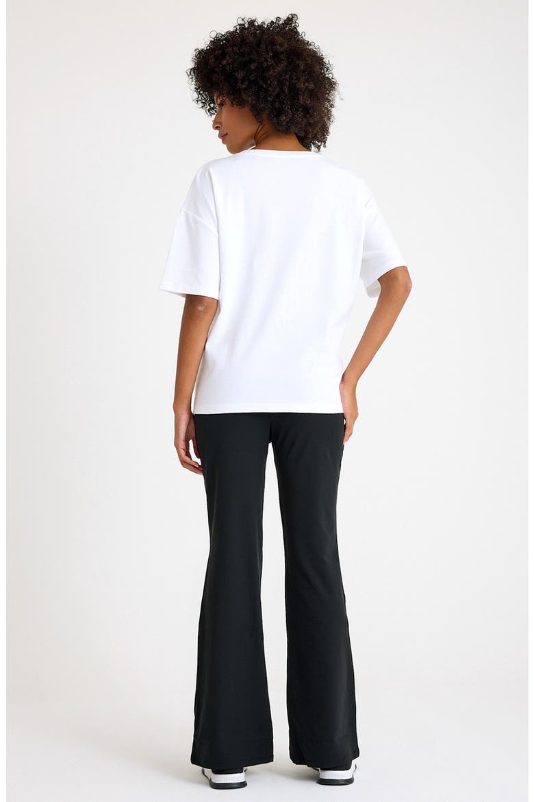 Ultimate Comfort Warm Flare Pants, Alternate, color, BLACK