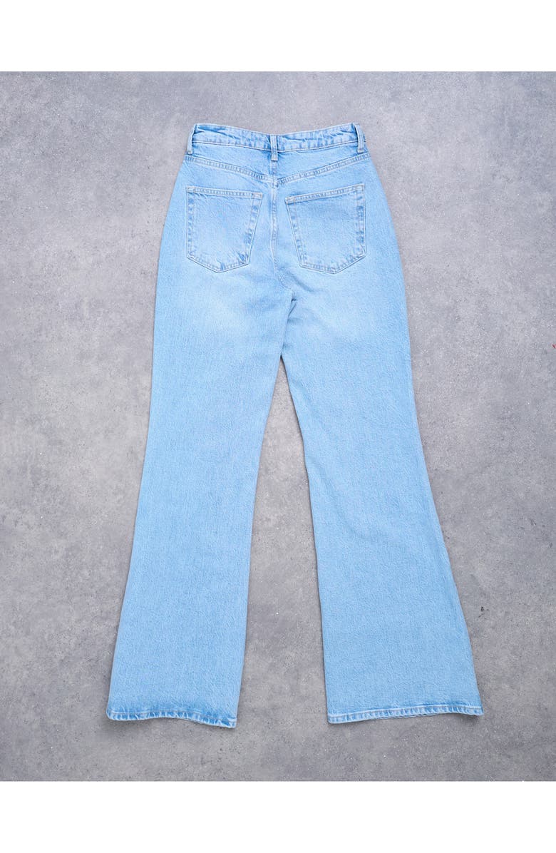 Topshop Pippa High Waist Flare Leg Jeans, Alternate, color, 