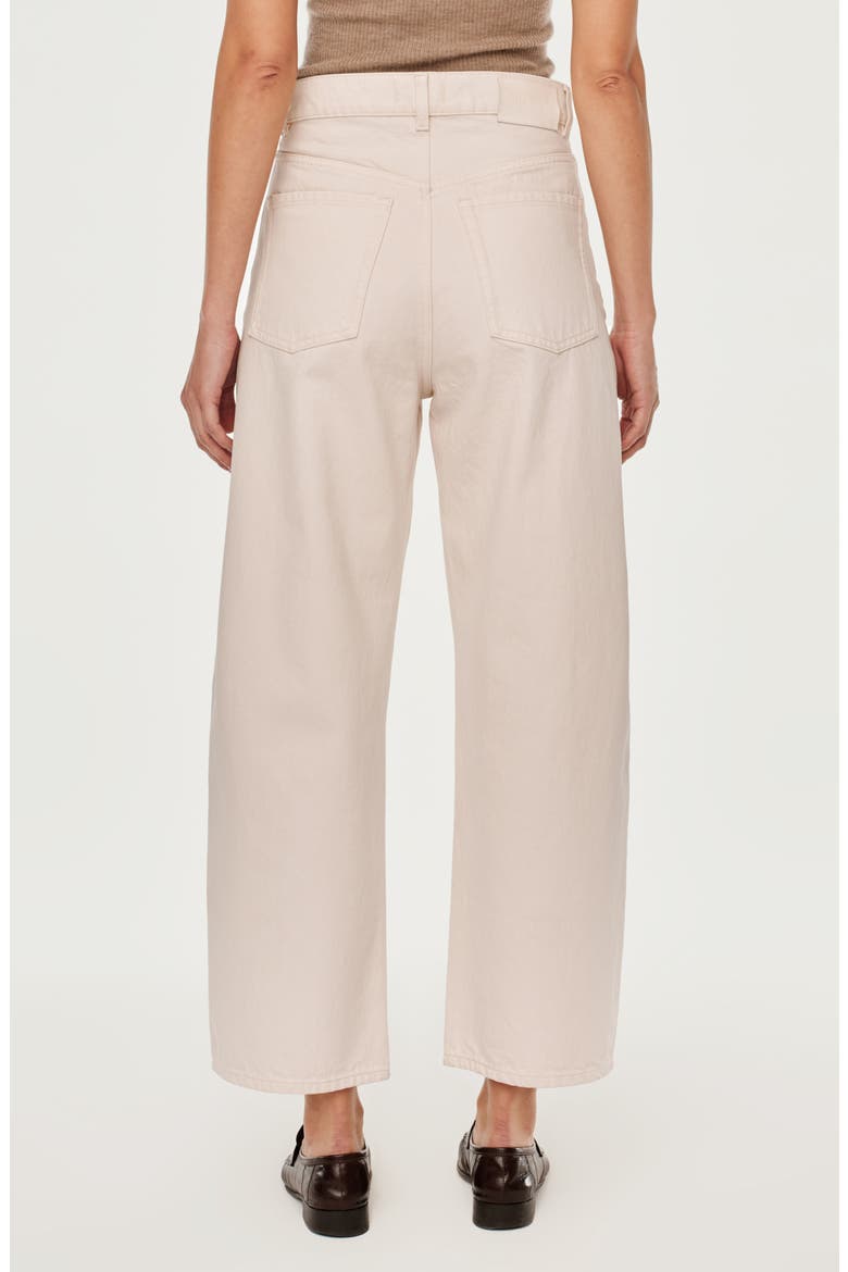 Taylor Relaxed High Rise Barrel Jeans, Alternate, color, FLAX VINTAGE