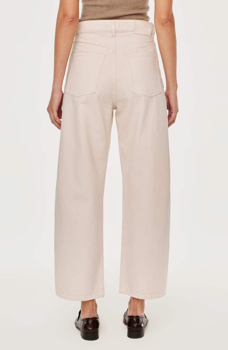 DL1961 Taylor Relaxed High Rise Barrel Jeans, Alternate, color, Flax Vintage