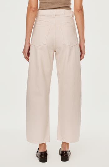 Taylor Ultra High Waist Ankle Barrel Jeans