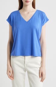 Eileen Fisher V-Neck Boxy T-Shirt