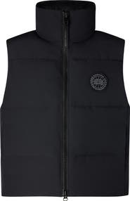 Canada Goose Grandview Black Label Crop 750 Fill Power Down Puffer Vest