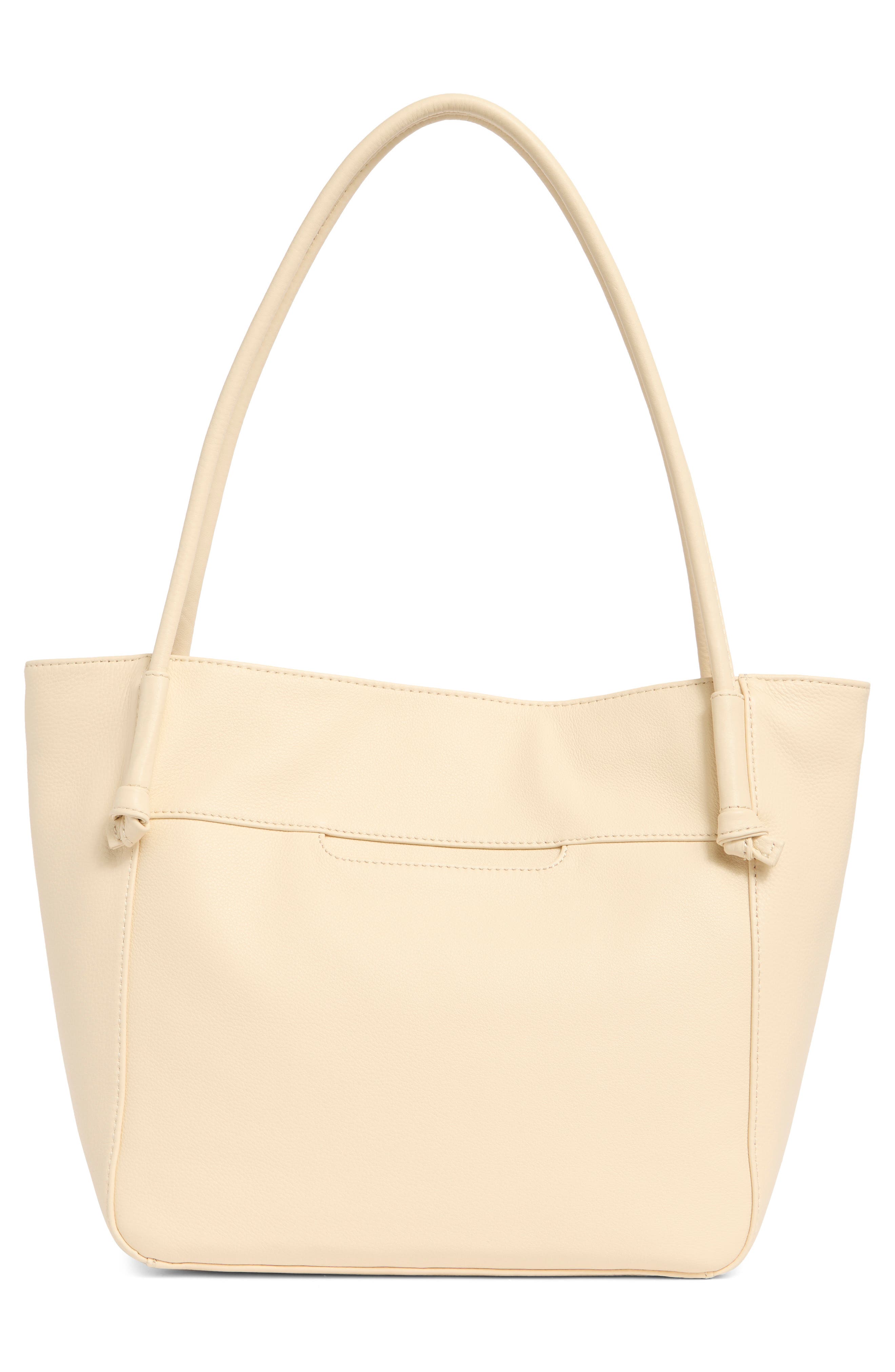 HOBO Endure Leather Tote, Alternate, color, Cream