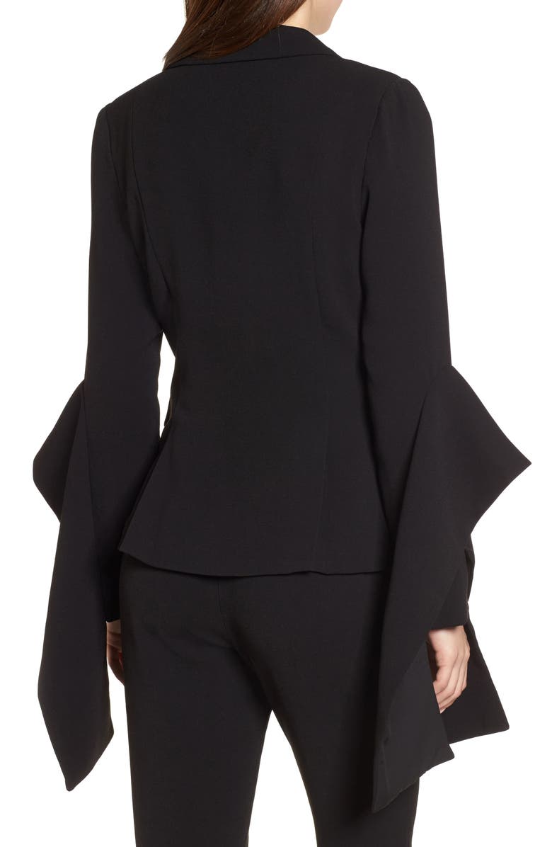 Elliatt Iris Embellished Cuff Blazer, Alternate, color, 