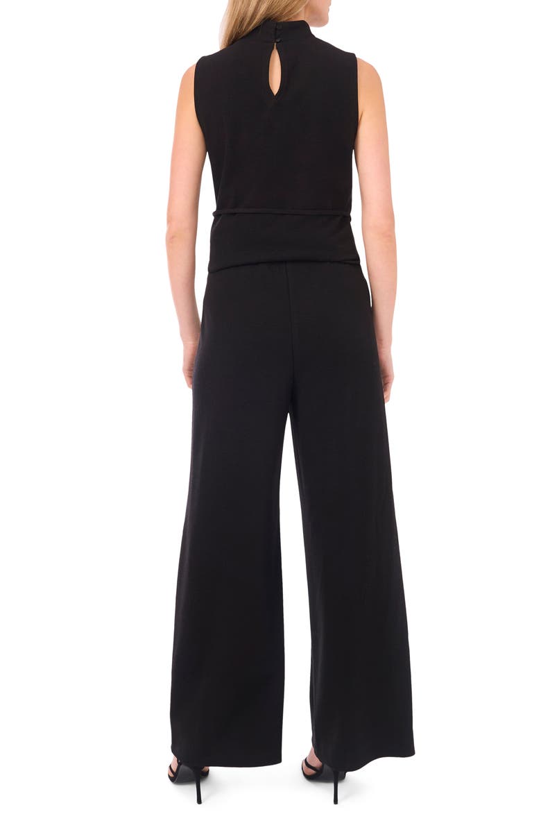 Vince Camuto Wide Leg Pull On Pants, Alternate, color, Rich Black