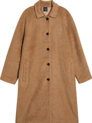 LESET Sophie Camel Hair Car Coat