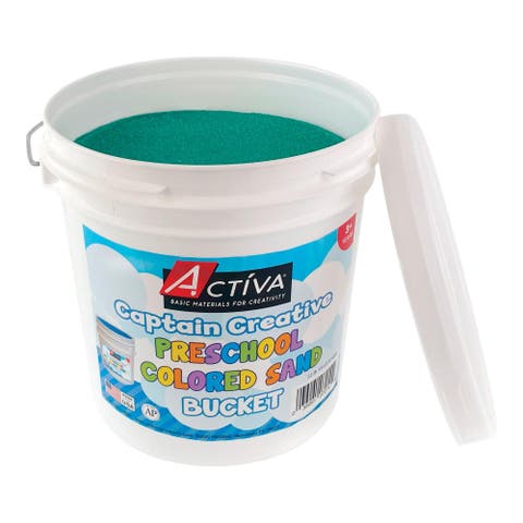 12 lb Bucket Colored Sand - Vivid Green