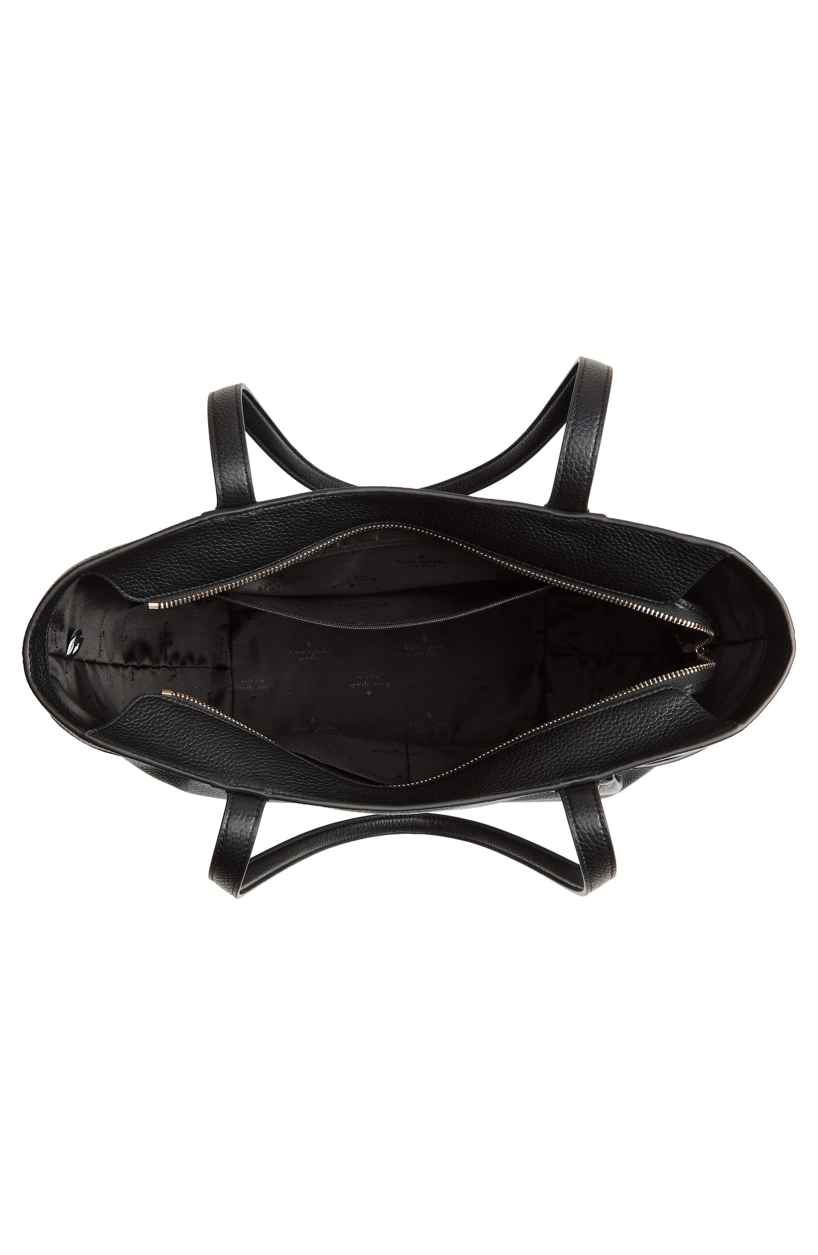 Kate Spade New York dumpling tote, Alternate, color, Black
