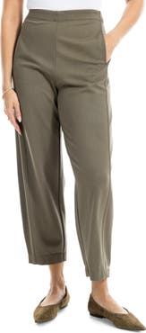 MAX STUDIO Ponte Barrel Pants