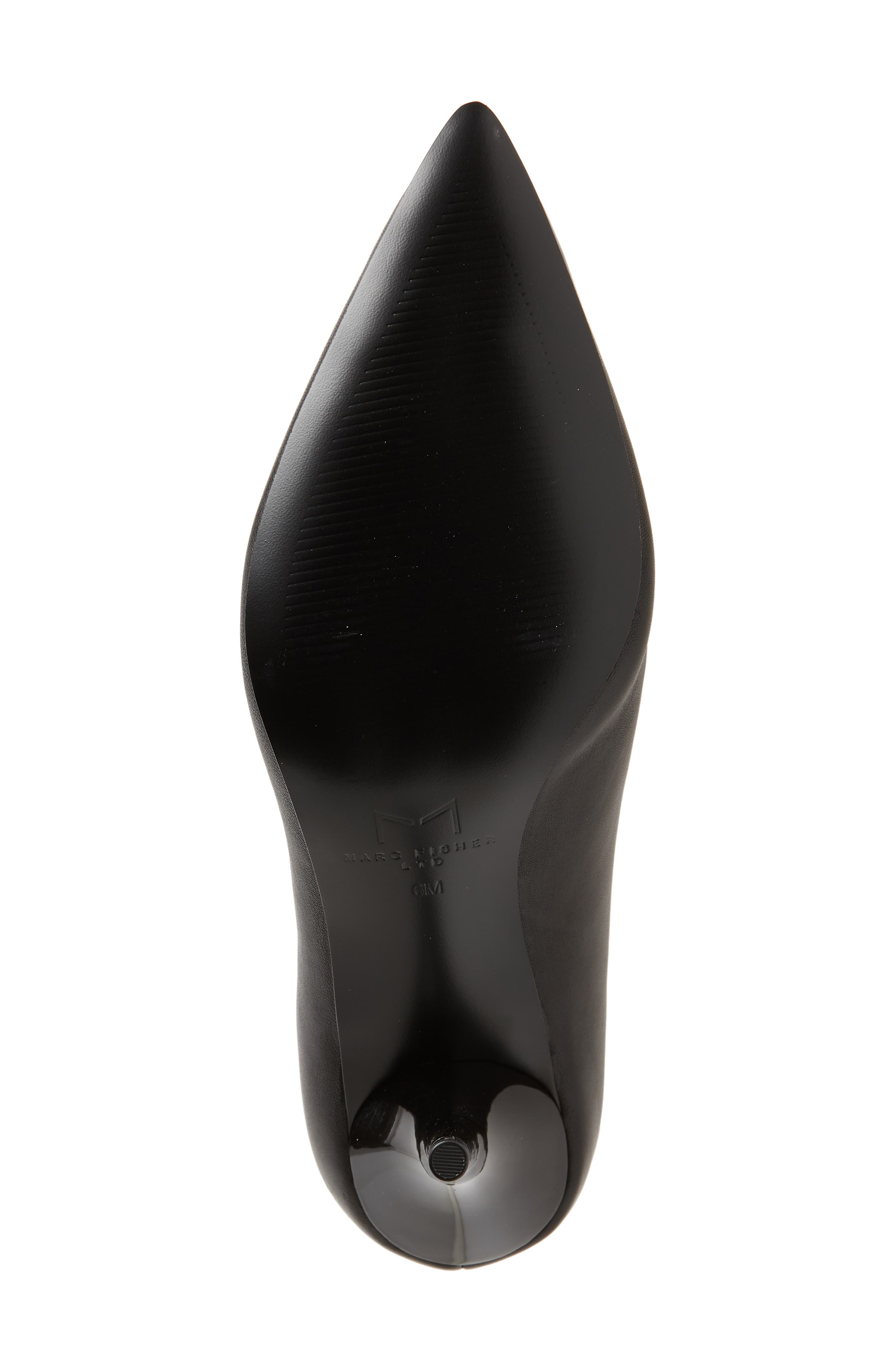 Fenet Pointy Toe Bootie, Alternate, color, BLACK LEATHER