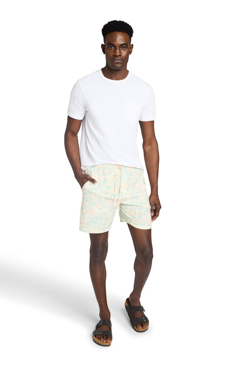 Faherty Shorelite Performance Swim Trunks, Alternate, color, Sunwashed Keywest