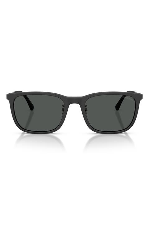 56mm Square Sunglasses