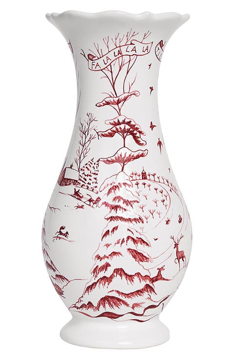 Country Estate Winter Frolic Vase