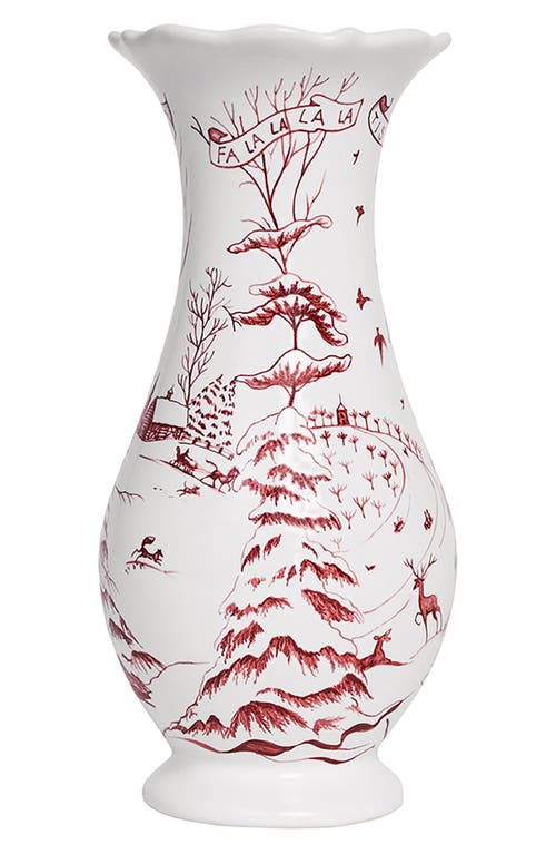 Juliska Country Estate Winter Frolic Vase In White