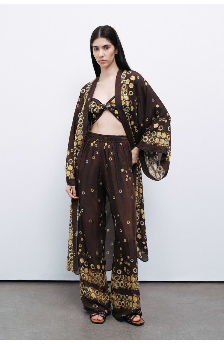 Nocturne Flowing Lightweight Kimono, Alternate, color, 