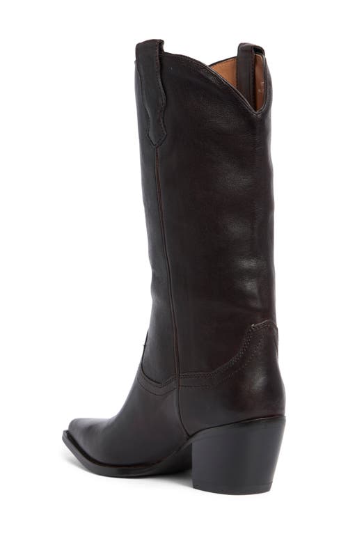 Jeffrey Campbell Floured Western Boot In Brown