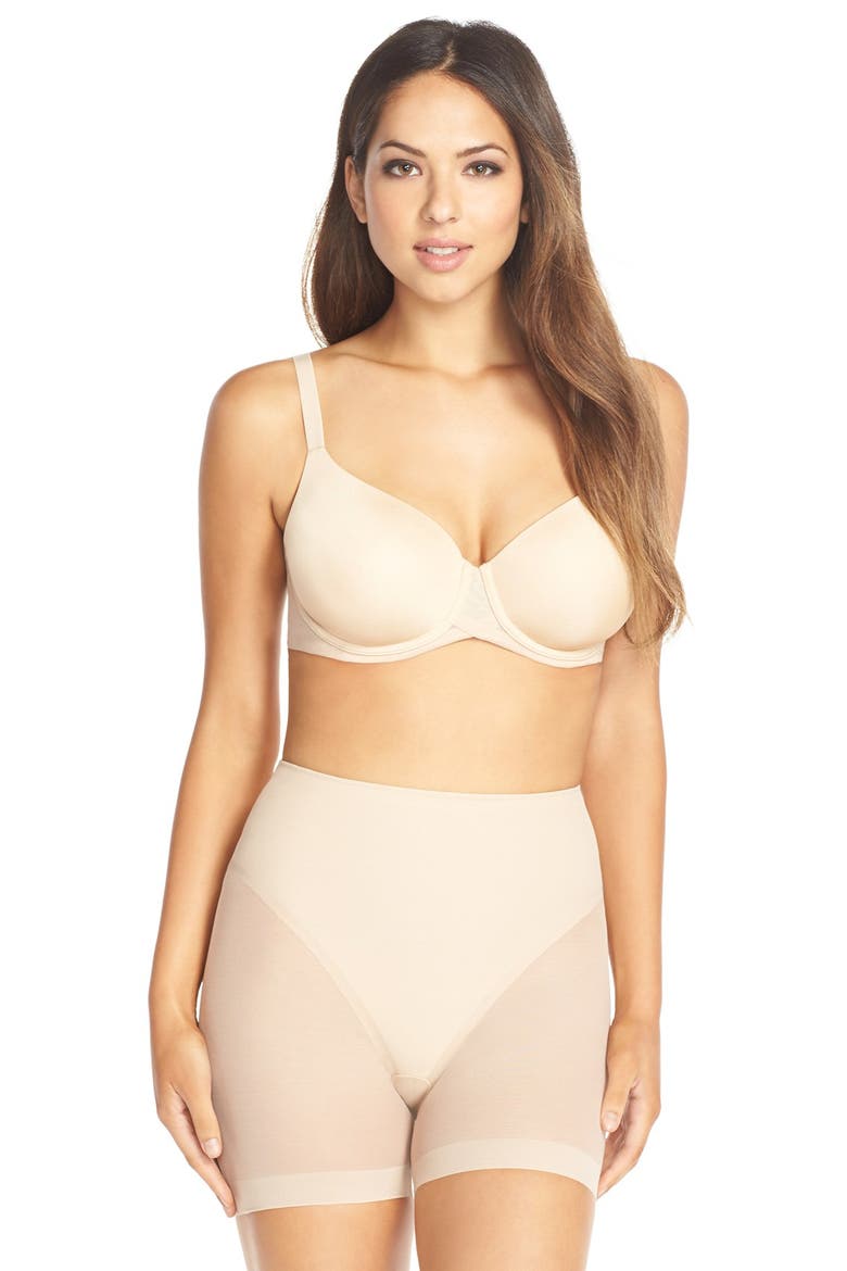 Ultimate Side Smoother Underwire T-Shirt Bra, Alternate, color, SAND