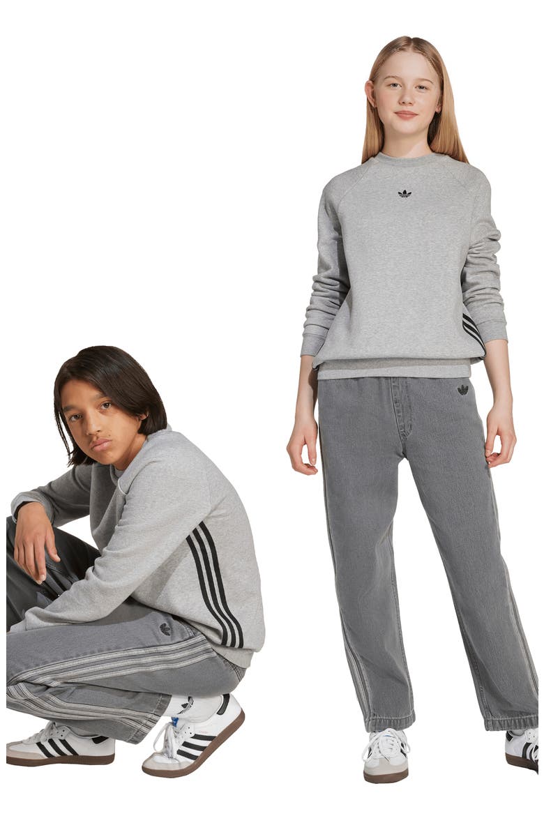 Denim Look Sweatpants, Alternate, color, LGHDEN