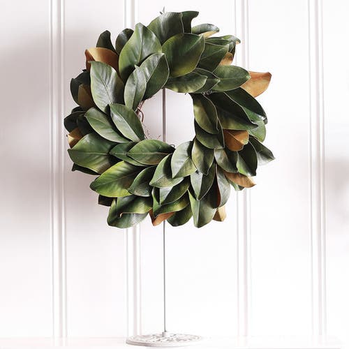 Darby Creek Trading Real Touch Magnolia Leaf Mini Wreath