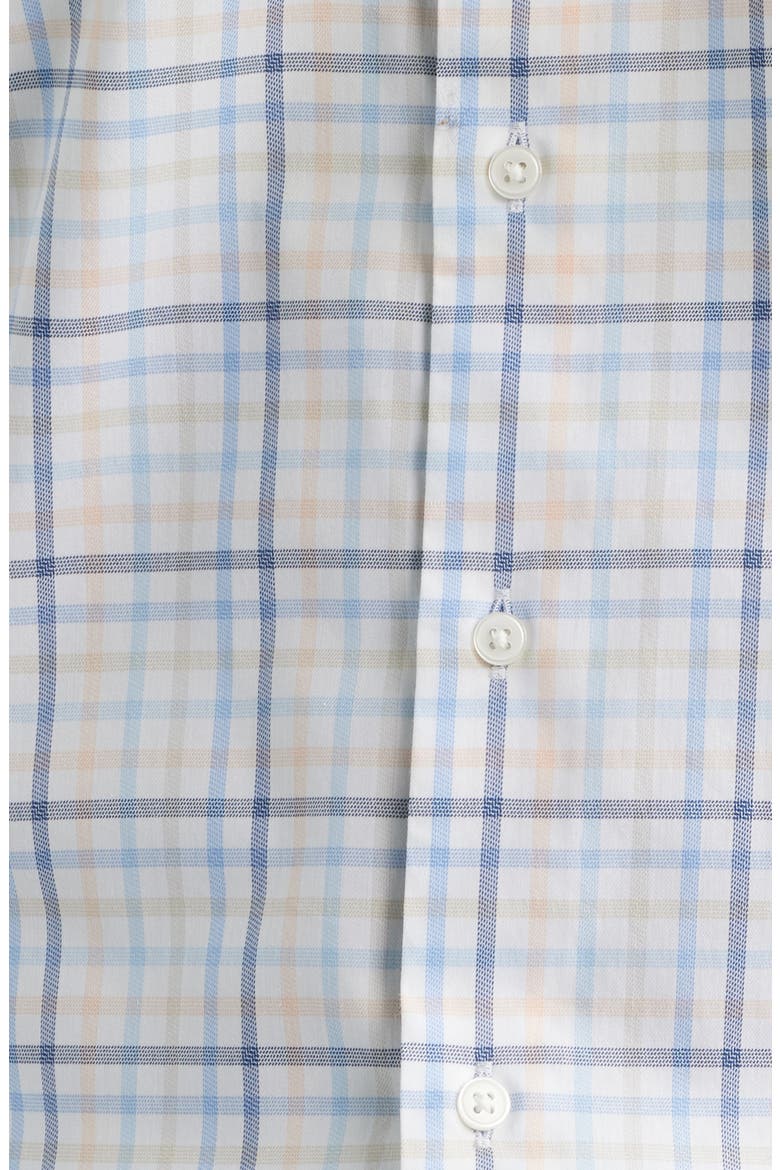 Warren Plaid Crown Light Button-Up Shirt, Alternate, color, NAVY