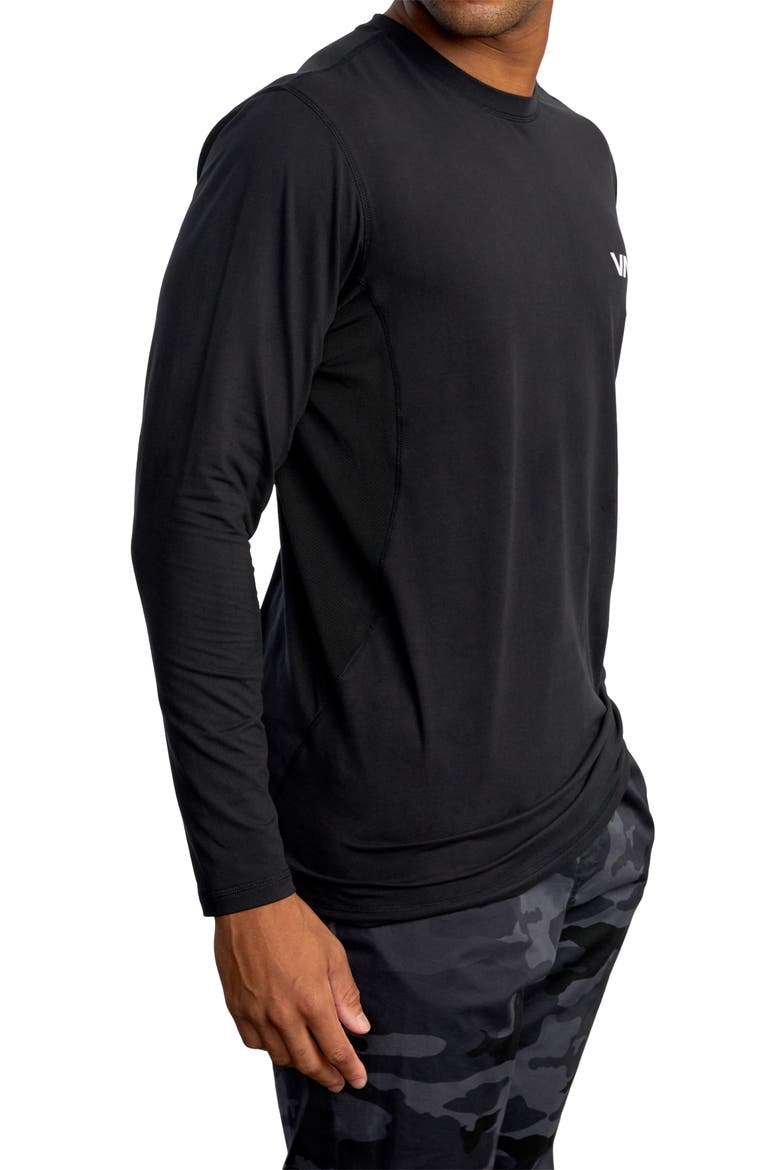 Men's Sport Vent Long Sleeve T-Shirt, Alternate, color, BLACK