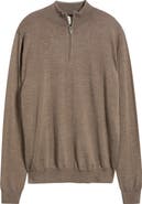 Peter Millar Autumn Crest Merino Wool Blend Quarter Zip Sweater
